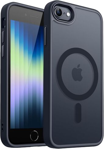 Canshn Magnetic Case لـ iPhone SE/8 ، تم تصميمه في مغناطيس متوافق مع Magsafe ، غطاء الهاتف غير اللامع الشفاف لـ iPhone 8/Se 2/3 (4.7 ") in Kuwait