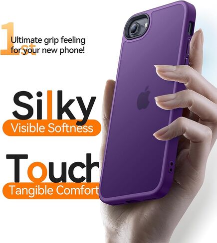 Canshn Magnetic Case لـ iPhone SE/8 ، تم تصميمه في مغناطيس متوافق مع Magsafe ، غطاء الهاتف غير اللامع الشفاف لـ iPhone 8/Se 2/3 (4.7 ") in Kuwait