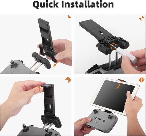 BTG Tablet Tablet حامل حامل لـ DJI RC N1 N2 N3 إكسسوارات وحدة التحكم عن بُعد (أسود) in Saudi Arabia