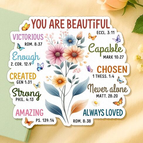 (4 Pcs) Christian Stickers Funny Jesus I Saw that Meme Quotes - Waterproof Vinyl Decals for Laptop, Water Bottle, Phone, Car Bumper, Jesus Stickers 3 Inches STK2026-100-NAN in Saudi Arabia