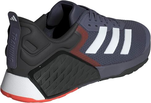 adidas Unisex Dropset 3 Training Sneaker, Black/Grey/Grey, 9.5 US men in Saudi Arabia