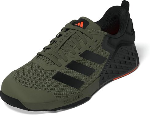 adidas Unisex Dropset 3 Training Sneaker, Black/Grey/Grey, 9.5 US men in Saudi Arabia
