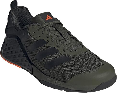 adidas Unisex Dropset 3 Training Sneaker, Black/Grey/Grey, 9.5 US men in Saudi Arabia