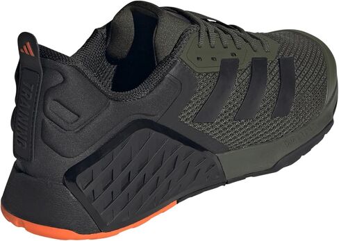adidas Unisex Dropset 3 Training Sneaker, Black/Grey/Grey, 9.5 US men in Saudi Arabia