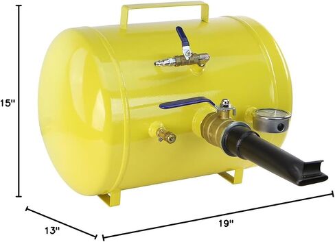 XtremepowerUS 5-Gallon Heavy Duty Tire Bead Seater Air Blaster, 145 PSI Air Cannon with Pressure Gauge, Fast Tire Seating Inflator for Trucks, Tractors, ATVs, RVs, Pickups, Cars & Off-Road Vehicles in Saudi Arabia