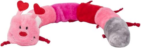 ZippyPaws - Valentine's Caterpillar Stuffed Toy - Squeaky Dog Chew Toy - Deluxe with 6 Blaster Squeakers in Kuwait