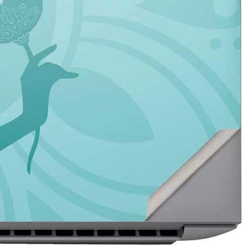 Skinit Decal Laptop Skin Compatible with HP ZBook Fury 16 G10 - Officially Licensed Disney Aladdin Princess Jasmine Silhouette Flower Design in Saudi Arabia