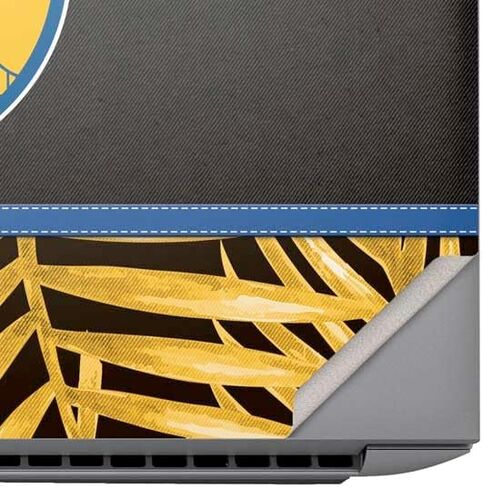 Skinit Decal Laptop Skin Compatible with HP ZBook Fury 16 G10 - Officially Licensed NBA Golden State Warriors Black Animal Print Design in Saudi Arabia