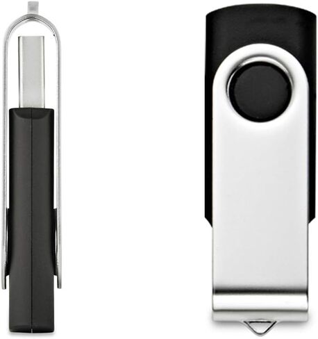 Fast High Performance Classic Swivel 8GB USB 3.0 Flash Drive - Thumb Drive Fastest Memory Stick (Silver) in Kuwait
