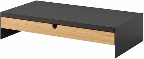 Monitor Stand with Drawer – Heavy Duty Steel Riser for Desk, Laptop –Desk Organizer for Monitor – Ergonomic Computer Stand with Storage – Max Load 44 lbs (Anthracite) in Saudi Arabia