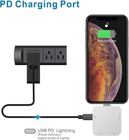 Card Reader for iPhone, Memory Card Reader with USB Camera Adapter Plug and Play Trail Game Camera Viewer Supports SD and TF Card MicroSD Card Adapter for iPad No App Required in Saudi Arabia