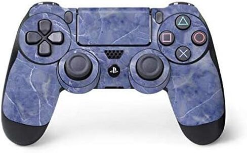 Skinit Decal Gaming Skin Compatible with PS4 Controller - Marbleized Blue Design in Saudi Arabia