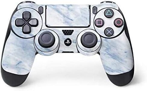Skinit Decal Gaming Skin Compatible with PS4 Controller - Marbleized Blue Design in Saudi Arabia