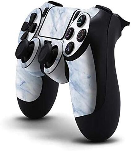 Skinit Decal Gaming Skin Compatible with PS4 Controller - Marbleized Blue Design in Saudi Arabia