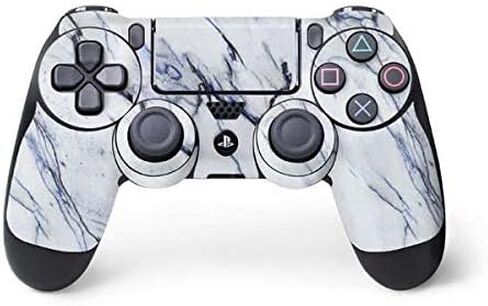 Skinit Decal Gaming Skin Compatible with PS4 Controller - Marbleized Blue Design in Saudi Arabia