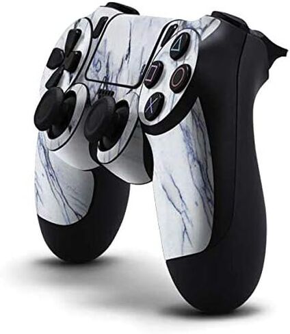 Skinit Decal Gaming Skin Compatible with PS4 Controller - Marbleized Blue Design in Saudi Arabia