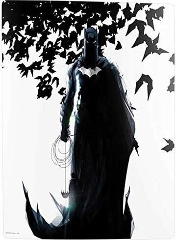 Skinit Decal Gaming Skin Compatible with PS5 Digital Edition Bundle - Officially Licensed DC Comics Batman Holding Batarang Art Design in Saudi Arabia