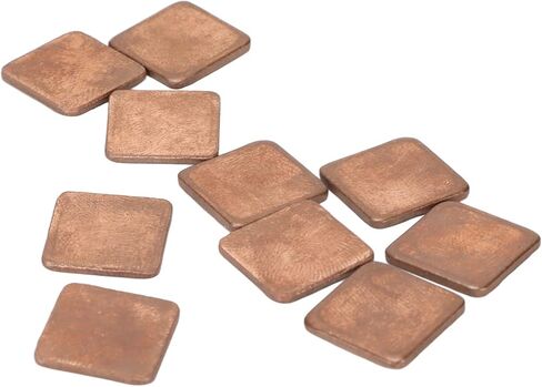 AQXREIGHT 100PCS DISTRING 401WMK الموصلية الحرارية لدغات النحاس اللامع للمواد النحاسية الصغيرة ل CPU GPU المحمول 15x15x1.0mm (15 * 15 * 0.5mm) in Kuwait