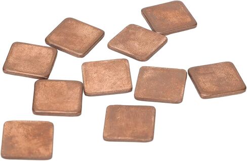AQXREIGHT 100PCS DISTRING 401WMK الموصلية الحرارية لدغات النحاس اللامع للمواد النحاسية الصغيرة ل CPU GPU المحمول 15x15x1.0mm (15 * 15 * 0.5mm) in Kuwait