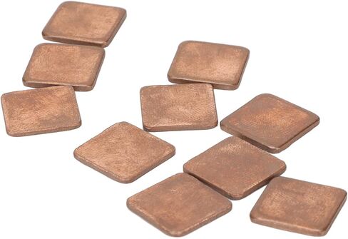 AQXREIGHT 100PCS DISTRING 401WMK الموصلية الحرارية لدغات النحاس اللامع للمواد النحاسية الصغيرة ل CPU GPU المحمول 15x15x1.0mm (15 * 15 * 0.5mm) in Kuwait