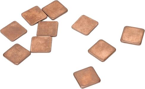 AQXREIGHT 100PCS DISTRING 401WMK الموصلية الحرارية لدغات النحاس اللامع للمواد النحاسية الصغيرة ل CPU GPU المحمول 15x15x1.0mm (15 * 15 * 0.5mm) in Kuwait