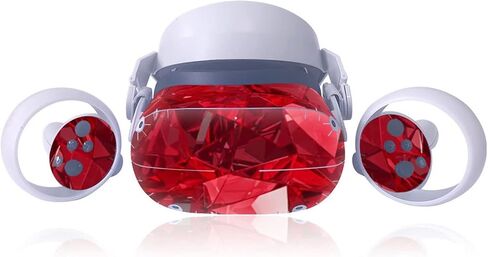 Oculus Quest 2 Stickers-Oculus Quest 2 Skin Vinyl Decal Stickers - Stain Resistant Decal Stickers -for Oculus Quest 2 (Color : 2) in Saudi Arabia