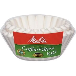 Melitta 629524 8 To 12 Cup White Coffee Basket Filters 200 Count