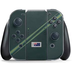 Skinit Decal Gaming Skin Compatible with Nintendo Switch (2017-2021) Joy-Con Controller - Australia Soccer Flag Design