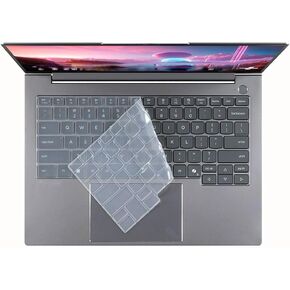 Silicone Keyboard Cover Skin Protector Compatible for 2025-2023 Lenovo ThinkBook 14 Gen 8/7 / 6 14 inch Laptop (Clear)