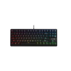 Cherry MX RGB Mechanical Keyboard with MX Red Silent Gold-Crosspoint Key switches for typists, Programmers, Creator, Coder, Work in The Office or at Home G80-3000N RGB (TenKeyLess (TKL) (Renewed)