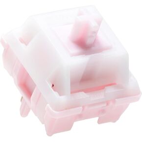 Kprepublic Qtuo STRAWBERY CAKE SWITCH STEM MX STEM للوحة المفاتيح الميكانيكية للألعاب قبل شبح Q1 PO3 37G 42G زنبرك طويل (مفتاح كعكة الفراولة X110)