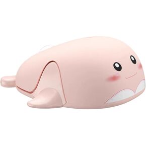 Wireless Dolphin-Shaped Mouse, 2.4 GHz USB, Pink