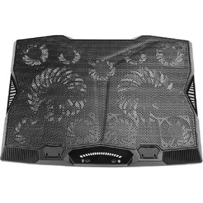 Laptop Cooler Stand Multi Angle Adjustment 3400RPM 5 Height Level 11 Fan Notebook Cooling Pad for Tablet