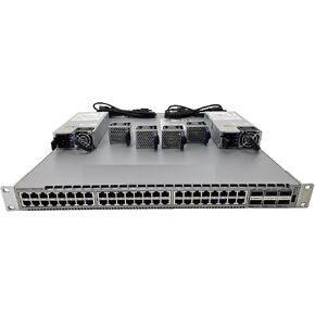 Arista DCS-7050TX-72Q-R 48x 10GbE RJ45 6X 40GbE QSFP+ Rear-to-Front Airflow Managed Switch w/ Dual PSU [No Rails Kit] (Renewed)