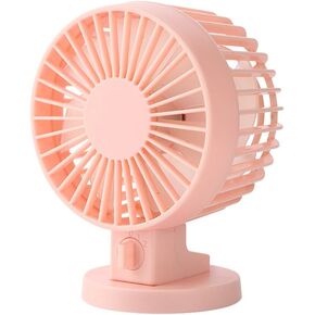 USB Portable Spray Fan Mini Student Rechargeable Dormitory Bed Quiet Angle Adjustable 2 Speed Office Desktop Fan (Color : Blue Size : Plug in) (Plug in)