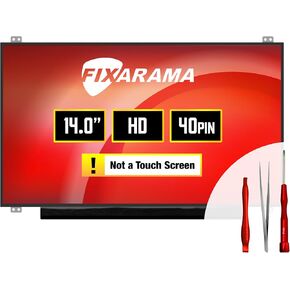 Screen Replacement for Dell Latitude E5440 P44G (Prior 2020) Grade A+ Glossy HD 40pin Non-Touch 14.0" LED LCD Display with Tools