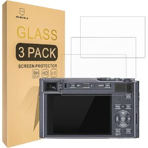 Mr.Shield Screen Protector compatible with Leica D-LUX Type 109 / C-LUX/V-LUX 5 [Tempered Glass] [3-PACK] [Japan Glass with 9H Hardness]