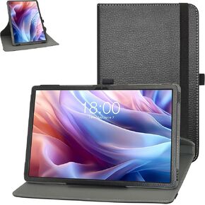 ماما فم ل teclast T65 Max الدوار العلبة ، 360 درجة دوارة الحامل مع غطاء نمط لطيف ل teclast t65 max 13 inch tablet ، أسود