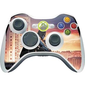 Skinit Decal Gaming Skin Compatible with Xbox 360 Wireless Controller - Officially Licensed Warner Bros Batman Rooftop Design