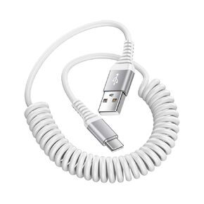 Car Carplay Cable for iPhone 16e/16/16 Pro/16 Pro Max/16 Plus/15 Pro Max/15 Plus,3FT Retractable USB A to USB C Cable Fast Car Charging Cord for Samsung Galaxy A56 A36 A26 A16 A55 A35 A25 A15 S25 Edge