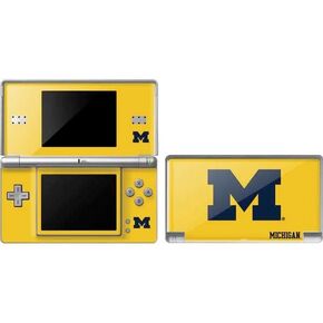 Skinit Decal Gaming Skin Compatible with DS Lite - Officially Licensed College Michigan M Logo Yellow Design