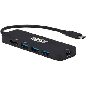Tripp Lite USB C Multiport Adapter 4K60Hz HDMI 3 USB-A Hub 100W PD Charging (U444-06N-H3UC2)