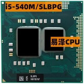 Core I5-540M I5 540M Slbpg Slbtv 2.5 Ghz Used Dual-Core Quad-Thread CPU 3W 35W Socket G1/RPGA988A New 2025 for Arrival High Reliable Electronic Component, Precision, Stable Performance