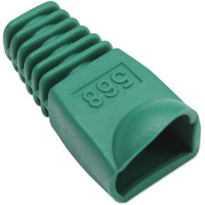Intellinet, RJ45 Strain Relief Boots, Green (50 Pcs Per Bag)