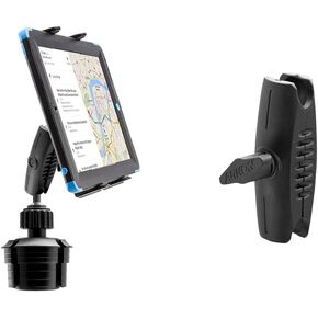 Arkon Car Cup Holder Tablet Mount for Apple iPad Air 2 iPad Pro Ipad 4 3 2 Retail Black (Tabrm023) و Mount Mount Shaft Black Retail (SP-RM250)