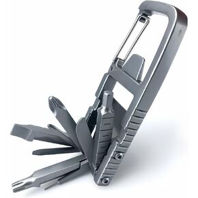 uvbws13 in 1 keychain multitool, stainless steel keychain, folding tool for camping, hiking, daily use