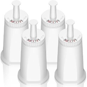 Replacement Water Filter for Breville Barista Touch Espresso Machine BES880, Barista Pro BES878, Oracle Touch BES990, Oracle BES980, Dual Boiler BES920 Bambino ClaroSwiss Sage, 4 Pack