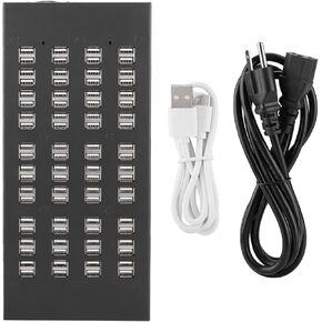 High Power 80 Port USB Hub Charging Station, Ultra Fast Charging, for long-lasting Aluminum Frame, Intelligent Safety Protections(U S regulations)