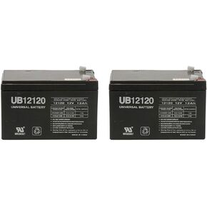 UB12120 12V 12AH SLA Battery 12 Volt - F2 Terminal/ 2 Pack