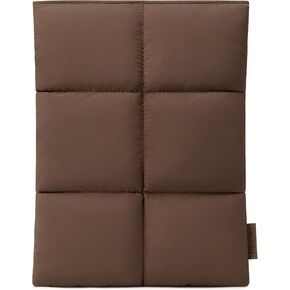 Comfyable Puffy Tablet Sleeve 7-8 Inch Compatible for iPad mini 7 2024 A17 Pro, Mini 6 2021 A15, Quilted Puffer Tablet Carrying Case for Women Men, Black
